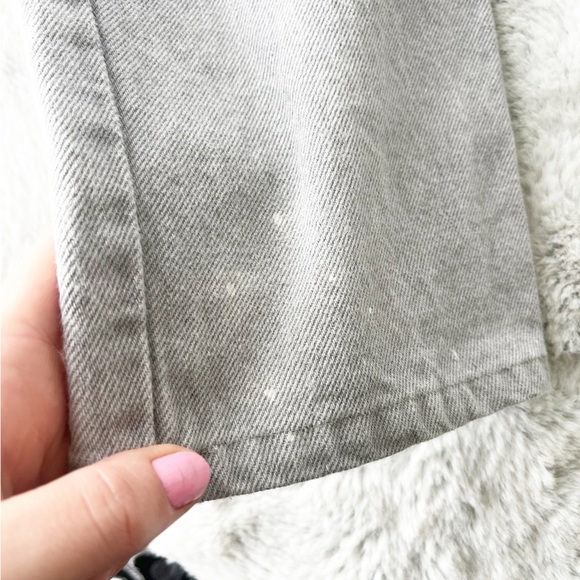 VINTAGE Brittania Grey High Waisted Straight Leg Jeans - Picture 12 of 12
